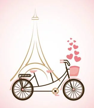 Bicycle graphic design , vector illustration Stock Illustration