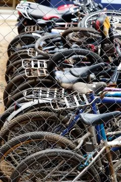 Bicycle group Stock Photos