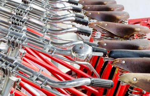 Bicycle handle bar Stock Photos