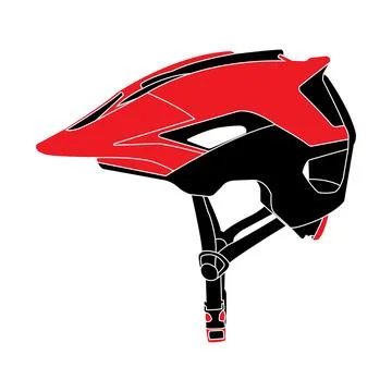 Bicycle helmet icon Stock Illustration