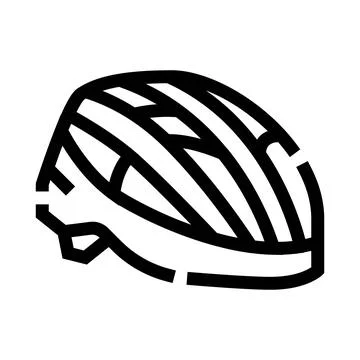 Bicycle helmet providing essential head protection for cyclists Stock-Illustration