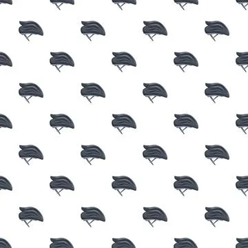 Bicycle helmet seamless pattern illustrating safety equipment Stock-Illustration