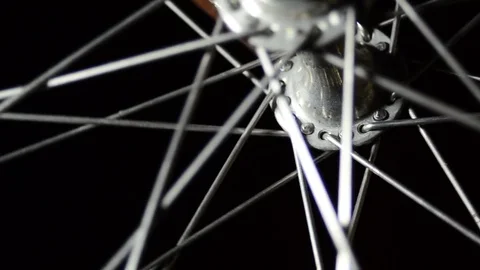Bicycle hub in sllow motion 動画素材 83535122