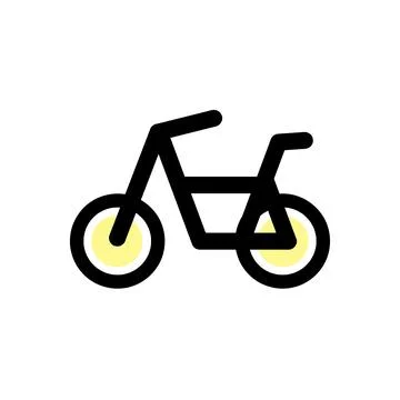 Bicycle Icon Conceptual Vector Design Illustration Illustrazione stock