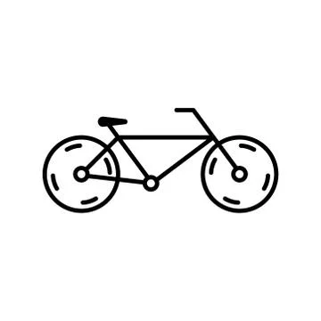 Bicycle icon. Design template vector Stock Illustration