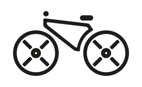 Bicycle icon. Stock Illustration