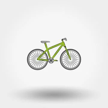Bicycle icon Stock Illustration