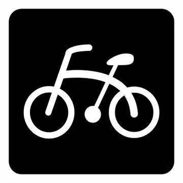 Bicycle icon illustration Stock Illustration