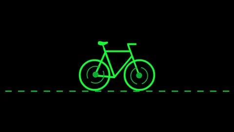 Bicycle icon, simple Bicycle icon glyph style design icon Stock Illustration
