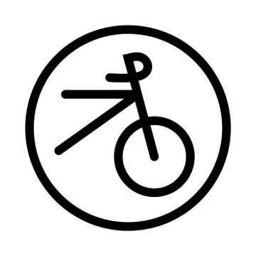 Bicycle icon - vector iconic design Stock Illustration