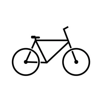 Bicycle icon vector 스톡 일러스트