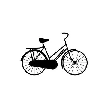 Bicycle icon vector Stock Illustration