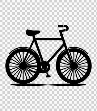 Bicycle icon vector outline style 스톡 일러스트