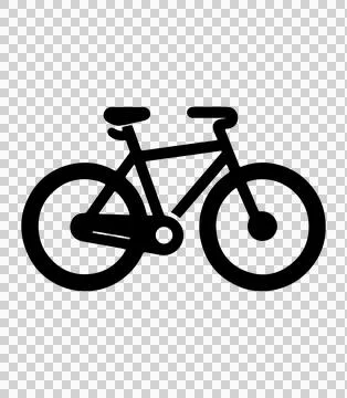 Bicycle icon vector outline style Stock Illustration