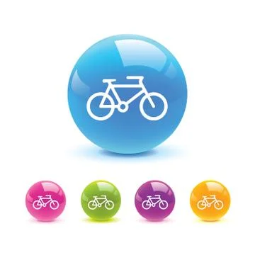 Bicycle icon web Stock Illustration