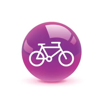 Bicycle icon web Stock Illustration