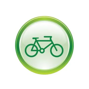 Bicycle icon web Stock Illustration