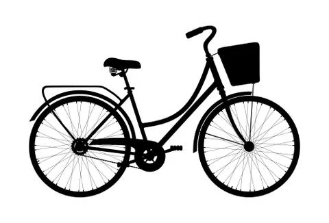 Bicycle icon on white background. Vector illustration Stock-Illustration
