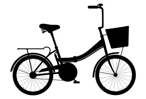 Bicycle icon on white background. Vector illustration 스톡 일러스트