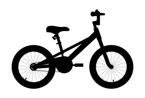 Bicycle icon on white background. Vector illustration Stock-Illustration