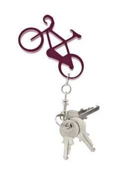Bicycle key chain Foto stock
