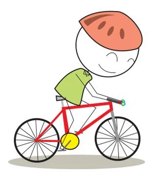 Bicycle kid Stock Illustration