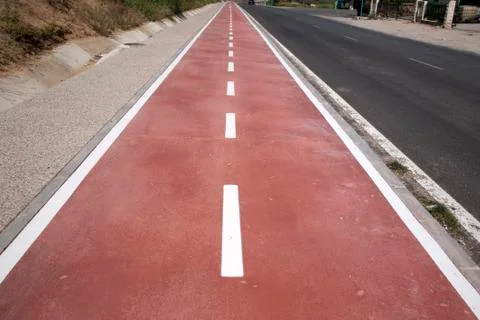 Bicycle Lane Stock Photos
