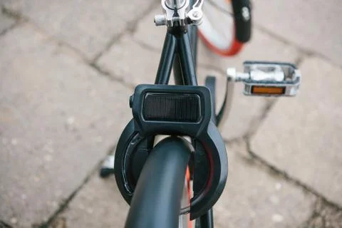 Bicycle Lock Code system. Foto stock