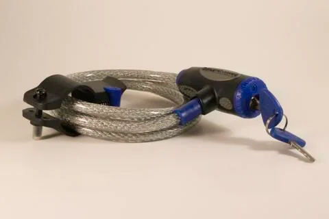 Bicycle lock key Foto stock
