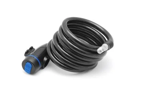 Bicycle lock Stock Photos