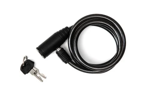 Bicycle lock Stock Photos