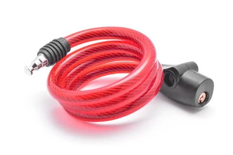 Bicycle lock Stock Photos