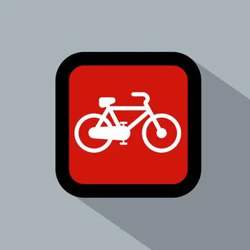 Bicycle logo icon vector illustration logo template Stock Illustration