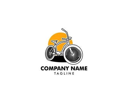 Bicycle logo icon vector template Stock Illustration