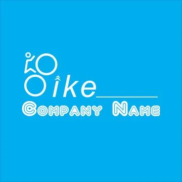 Bicycle logo vector Stock Illustration