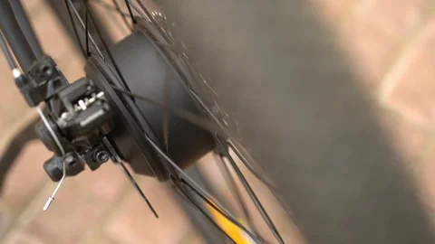 Bicycle maintenance service. Assembling a new bike13 Stock Footage 112130093