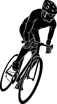 Bicycle Men's Race Stock Illustration