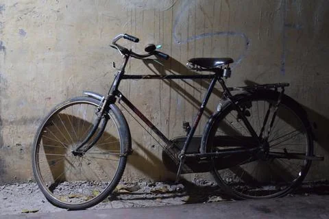 A bicycle in night Stock Photos