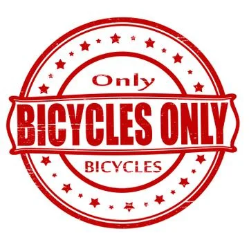Bicycle only Stock Illustration