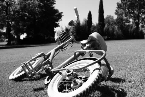 Bicycle in the park Stock Photos