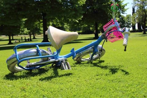 Bicycle in the park Stock Photos
