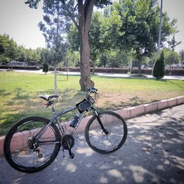 Bicycle in the park Stock Photos