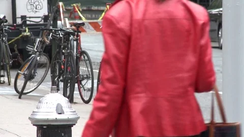 Bicycle parking Stock Footage 77088262