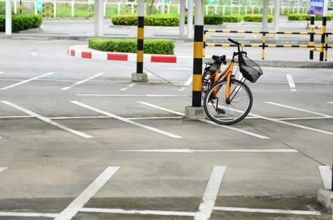 Bicycle parking Stock Photos