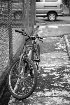 Bicycle parking Stock Photos