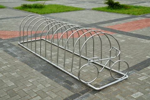 Bicycle parking Stock Photos