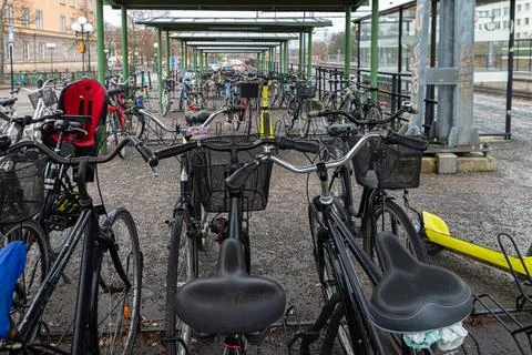 Bicycle parking Stock-Fotos