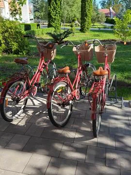 Bicycle parking Stock Photos