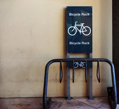 Bicycle Parking Rack Stock Photos