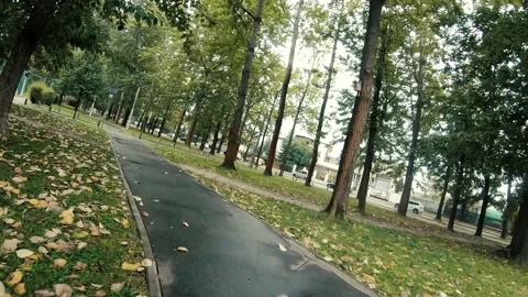 On bicycle path Video stock 163742185